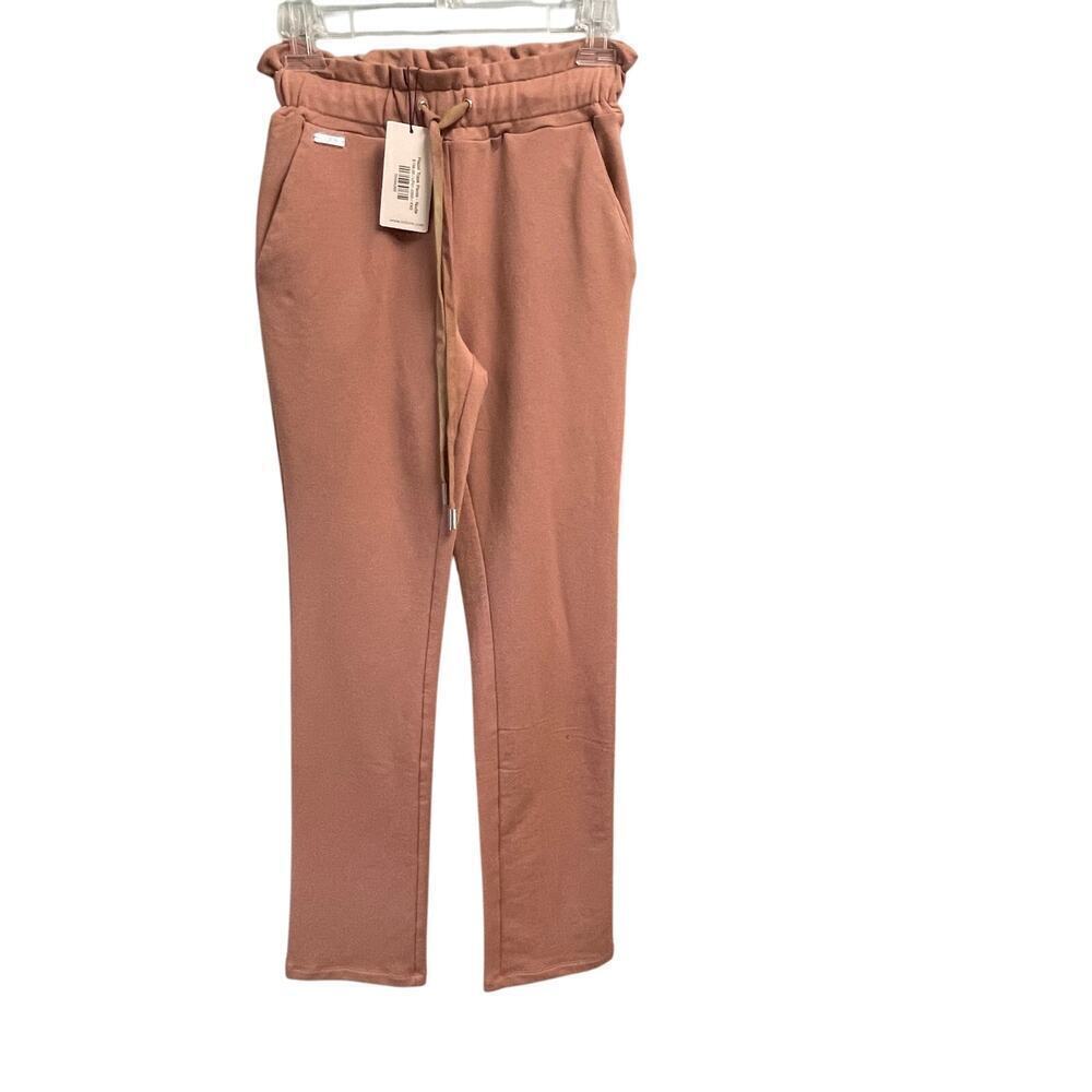 Ladaire NEW Hazel Track Pants Pull On Size XXS Nude Elastic Waist $158